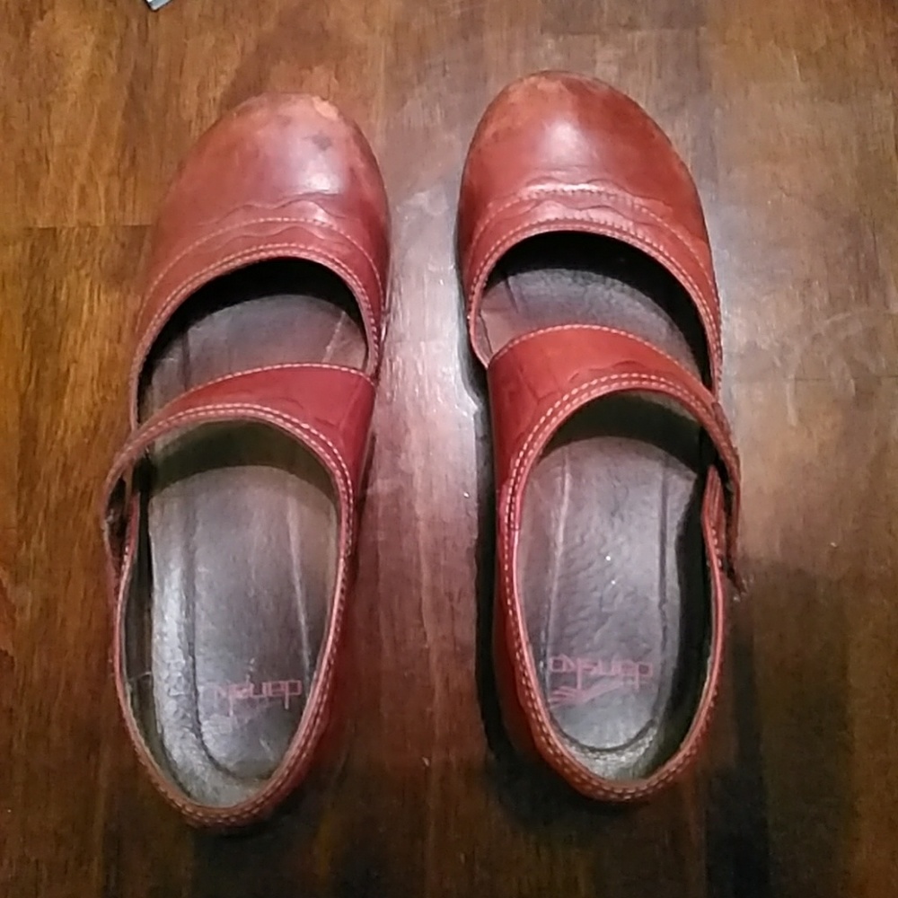 Dansko Harlow Red Mary Jane